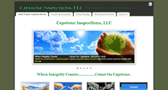 Desktop Screenshot of capstoneinspections.net